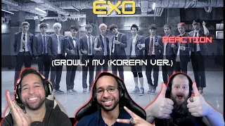 K-Pop Noobs React - EXO (Growl)' MV (Korean Ver.) | StayingOffTopic #exogrowl