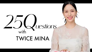 仲良しメンバー、欲しい才能、美の秘訣は？TWICE MINA（ミナ）を探求する25の質問 ｜25 Questions｜25ans