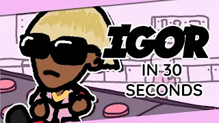 Basically Tyler, the Creator's "IGOR" in 30 Seconds