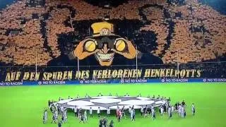 Best Choreo in Champions League  Borussia Dortmund vs  FC Malaga  09.04.2013  Viertelfinale