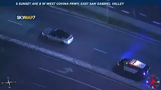 FULL CHASE: Speeding driver in San Gabriel Valley avoids PIT maneuvers