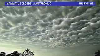 What were those spectacular clouds seen across DFW on Sunday?