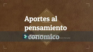 Adam Smith  en el pensamiento económico