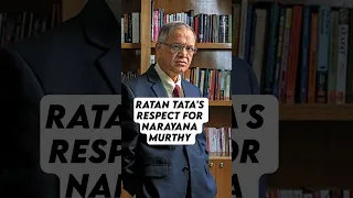 Mr. Ratan Tata gives huge compliment to Narayana Murthy (Founder of #Infosys) #ratantata