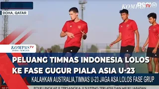 Peluang Timnas Indonesia Lolos ke Fase Gugur Piala Asia U-23