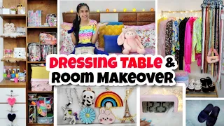 Dressing Table & Room Makeover!🎀🤩 *HUGE MAKEOVER*😱 Room Tour✨️💕 | Riya's Amazing World