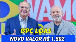 BPC-LOAS NOVO VALOR DO BPC CHAMA ATENÇÃO DOS BENEFICIÁRIOS R$ 1.502
