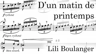 Lili Boulanger - D'un matin de printemps, orchestra (1918)