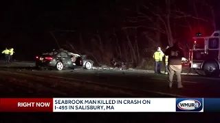 Seabrook man killed in crash on I-495