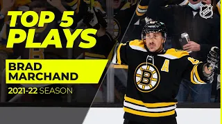 Top 5 Brad Marchand Plays from 2021-22 | NHL