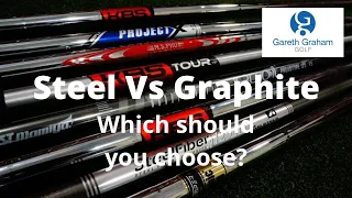 Steel shafts Vs Graphite shafts - What’s the difference? // Test