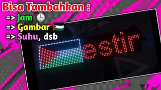 Cara Buat Running Text Dengan P10 RGB WF1