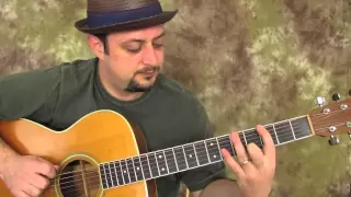 acoustic blues scale - fun, easy beginner guitar