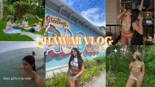 GIRLS TRIP | hawaii vlog, snorkling, swimming, partying, parasailing + more