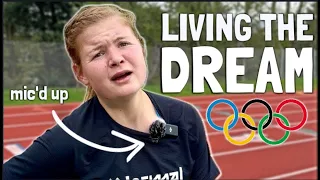 Training for The Olympic Trials || tough track session & hurdle practice