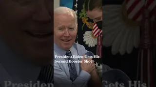 President Joe Biden Gets His Second Booster Shot