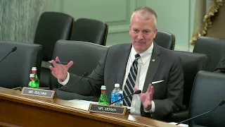 Sen. Dan Sullivan (R-Alaska) at a Commerce Committee hearing - March 2, 2023