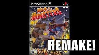 War of The Monsters (PS2) - Cutscenes (With Live Action Movie Clips) 🦍🦖🛸