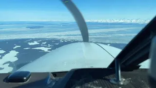 Time Lapse Flight into Ted Stevens Intl.