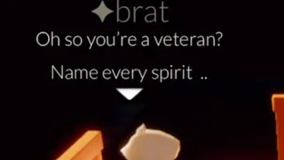 Oh, so you’re a veteran? Name every spirit.