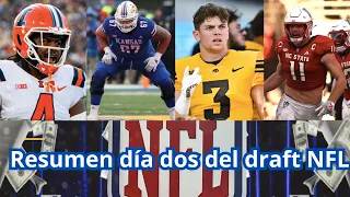 Segunda ronda- Eagles apuesta por todo, Steelers teniendo un gran draft y los Commanders muy bien.