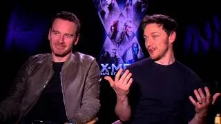 Michael Fassbender and James McAvoy Interview