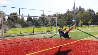 Simple Bicycle Kick Tutorial - Taught by a 10-year-old