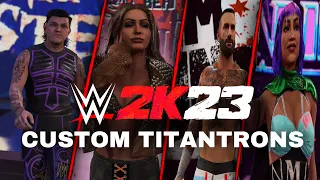 WWE 2K23 - How To Get Custom Titantrons