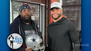 On a Scale of 1 to 10 How Happy Was Cowboys Fan TJ Jefferson to Meet Dak Prescott? | Rich Eisen Show