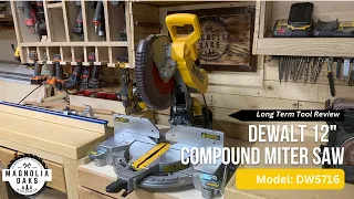 Dewalt Miter Saw  - Model ‎DWS716XPS - Woodworking Business Owner Honest Review