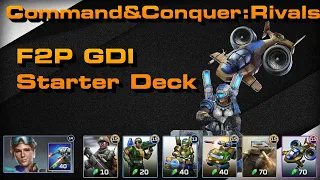 C&C Rivals: BEST GDI Starter Deck! Free to Play