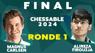 FINAL RONDE 1 CHESSABLE 2024 MAGNUS CARLSEN VS ALIREZA FIROUZJA | Turnamen Catur Dunia Terbaru