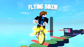 FLYING BIKE ,(obby but You are on a bike) ROBLOX #shorts