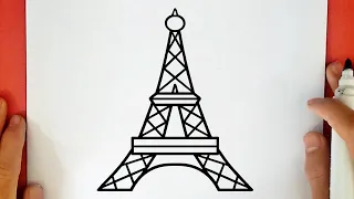 COMMENT DESSINER LA TOUR EIFFEL