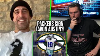 Pat McAfee & Aaron Rodgers Talk Packers Signing Tavon Austin