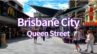 [4K] Brisbane CBD Queen Street Walking