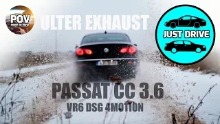VW Passat CC 3.6 VR6 ULTER EXHAUST acceleration and sound