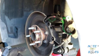 2010-2015 Toyota Prius Rear brake pads and rotors remove and install