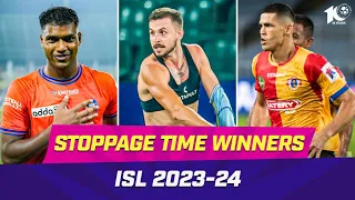 Scenes at the Death! 🤩 | Stoppage Time Winners in ISL 2023-24