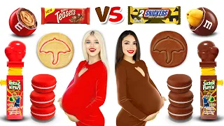 Rich Pregnant VS Broke Pregnant Chocolate Challenge | Epic Rich VS Poor Pregnancy Stories by RATATA