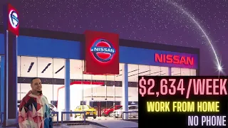 NISSAN IS PAYING $2,634/WEEK | WORK FROM HOME | REMOTE WORK FROM HOME JOBS | ONLINE JOBS