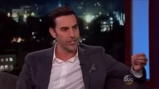 Sacha Baron Cohen says King Julien's accent was based on his Sri Lankan lawyer - Jimmy Kimmel Live