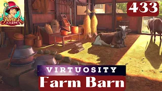 JUNE'S JOURNEY 433 | FARM BARN (Hidden Object Game ) *Full Mastered Scene*