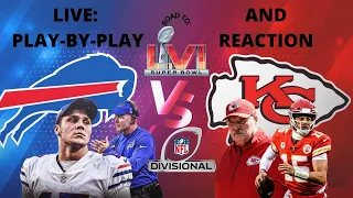 Bills vs Chiefs DIVISIONAL ROUND LIVE Play-by-play and Reaction