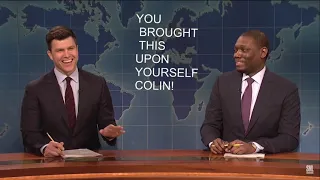 Che and Colin trying to cancel each other for 10 minutes and 9 seconds  || Weekend Update @SNL