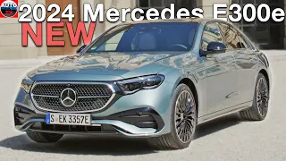 All NEW 2024 Mercedes E 300e Hybrid - Full REVIEW Driving, exterior & interior (Verde Silver)