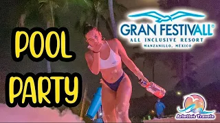 Pool Party en Gran Festivall Manzanillo / Hotel Especial Para Graduados 🎓