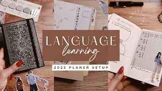 2023 Language Journal Set Up | How I plan to study 5 languages in 2023