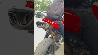 Ducati Panigale V4S | Termignoni 4 Uscite Titanium Full Exhaust | Sound Check