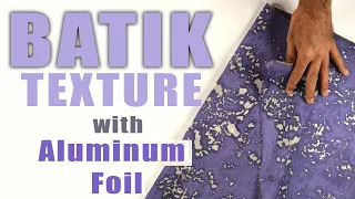 Batik | Batik texture with Aluminum foil